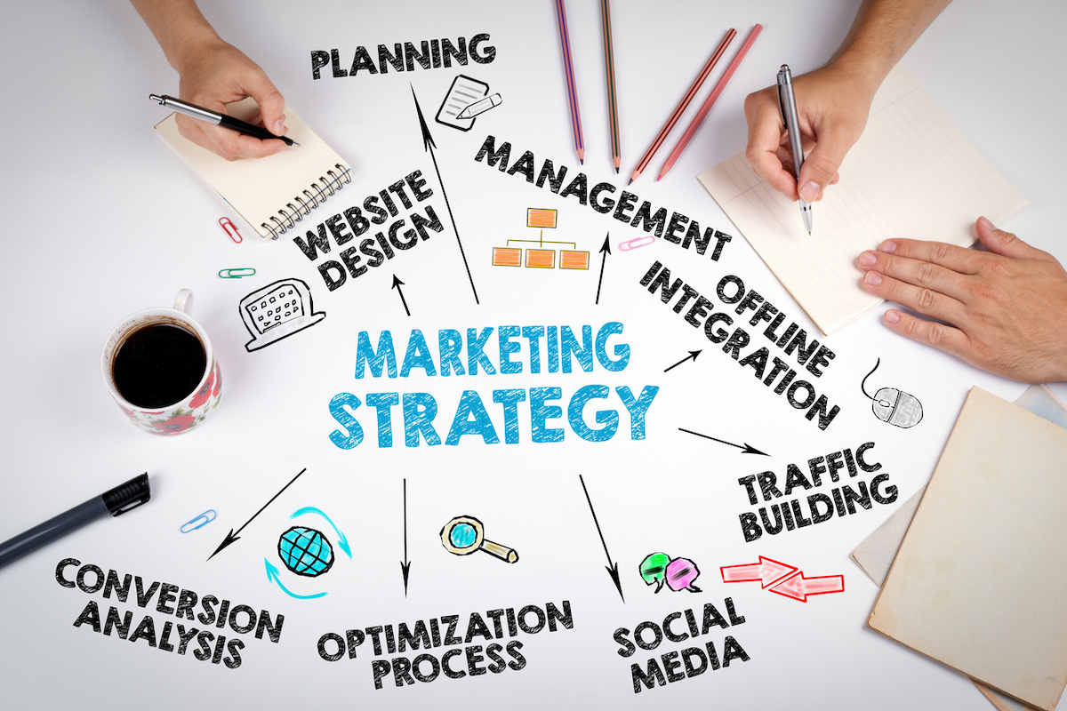 Digital Marketing Strategy Business concept