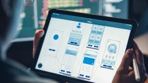 wireframes for a mobile app